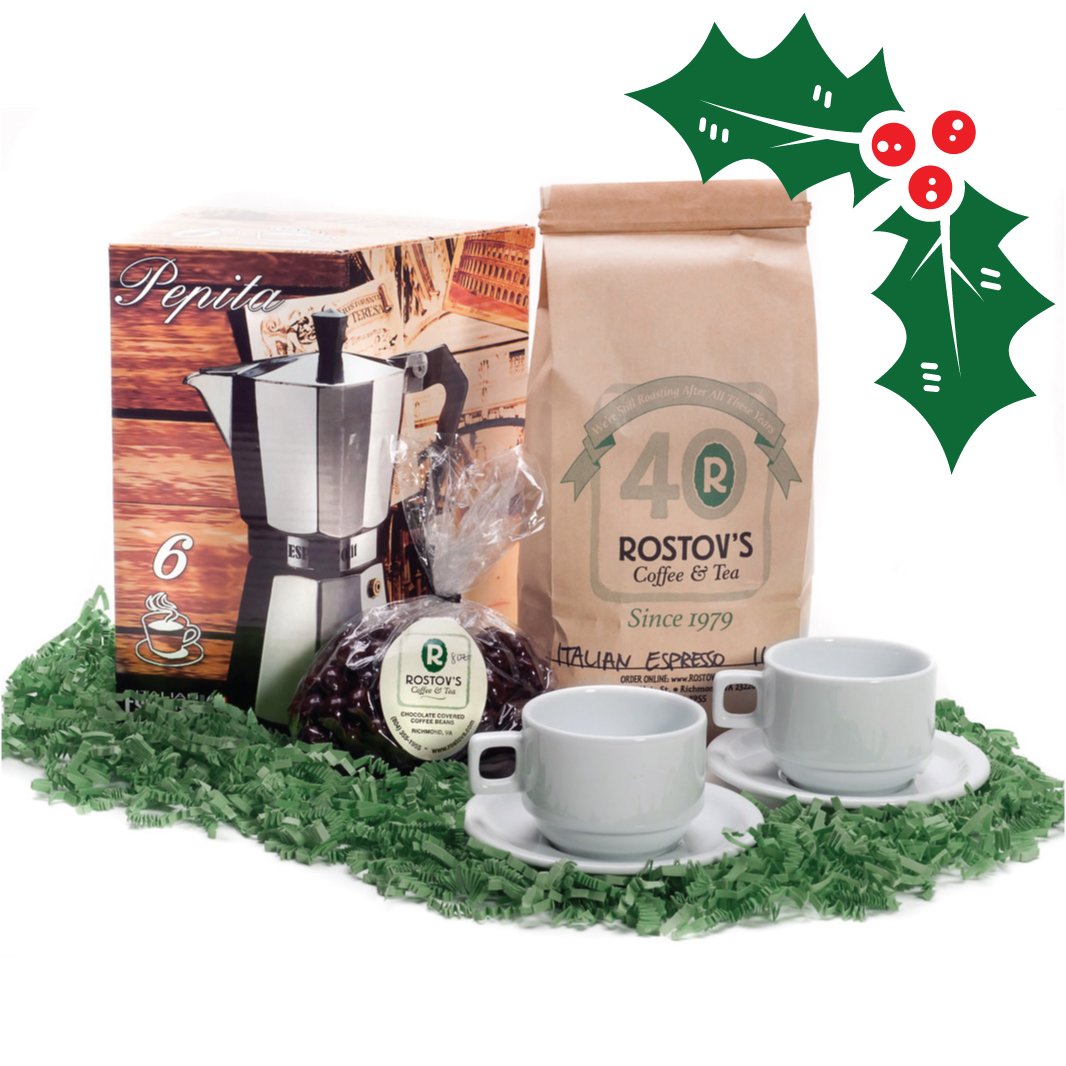 Italian Espresso Gift Set Rostovs Coffee and Tea