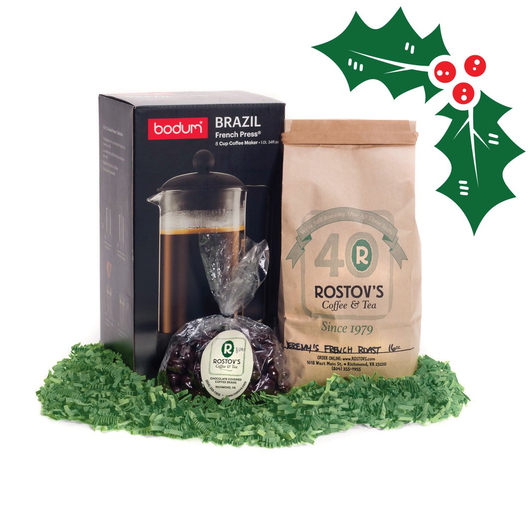 The Brazil French Press Gift Set Rostovs Coffee and Tea